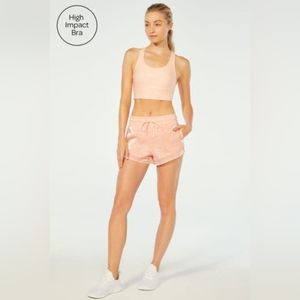 MARIKA pink shimmer workout set